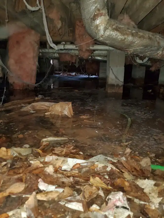 Crawl space flood assessment for Commercial Water Damage Restoration in Maple Valley